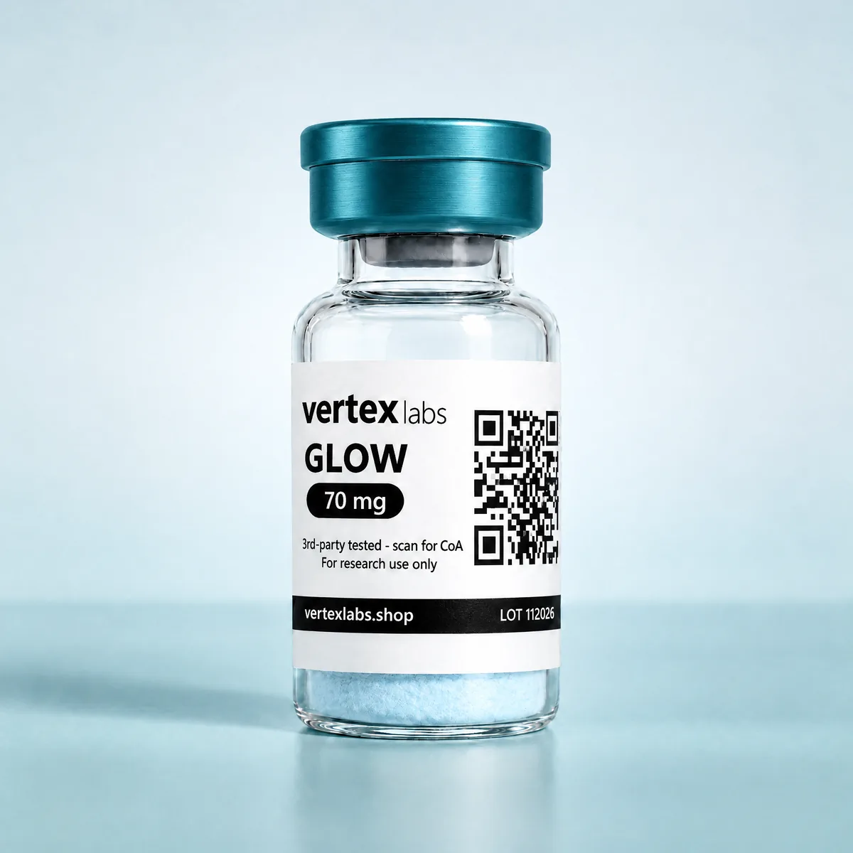 GLOW vial